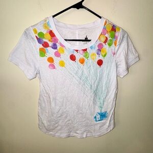 Disney Parks "Up" T-Shirt with Colorful Balloon Design